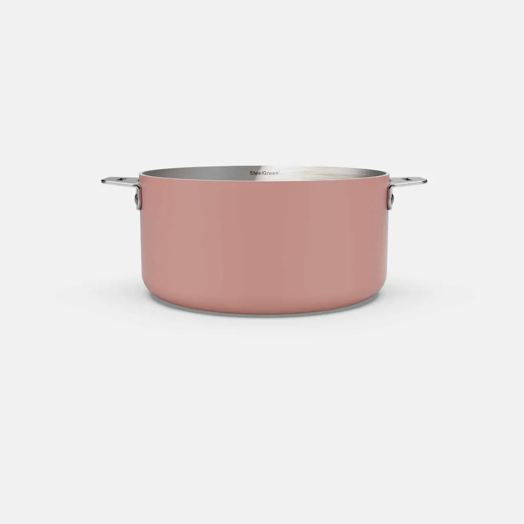 LA MERVEILLEUSE CASSEROLE INOX 20CM - GUIMAUVE.webp