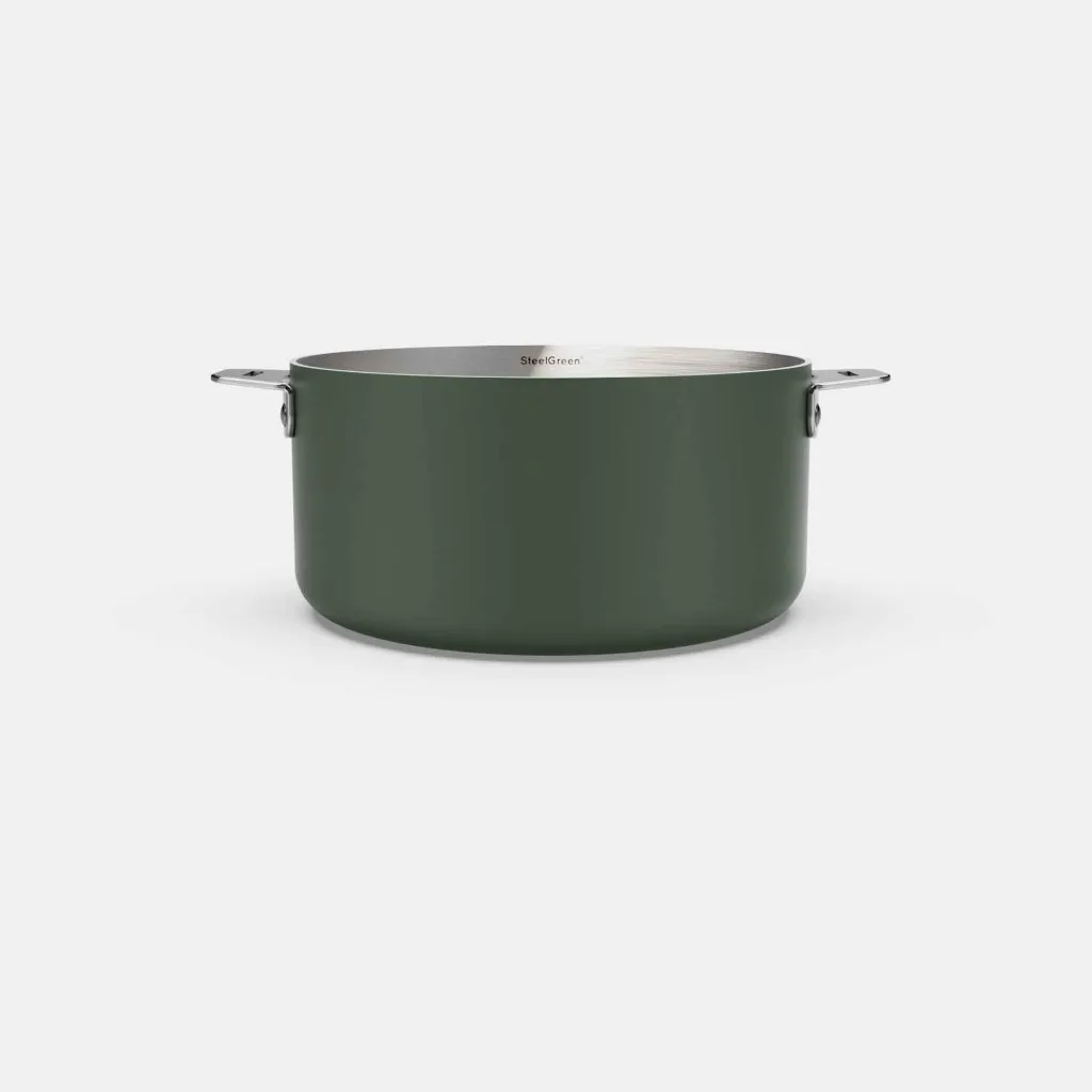 LA MERVEILLEUSE CASSEROLE INOX 20CM - FOUGERE.webp