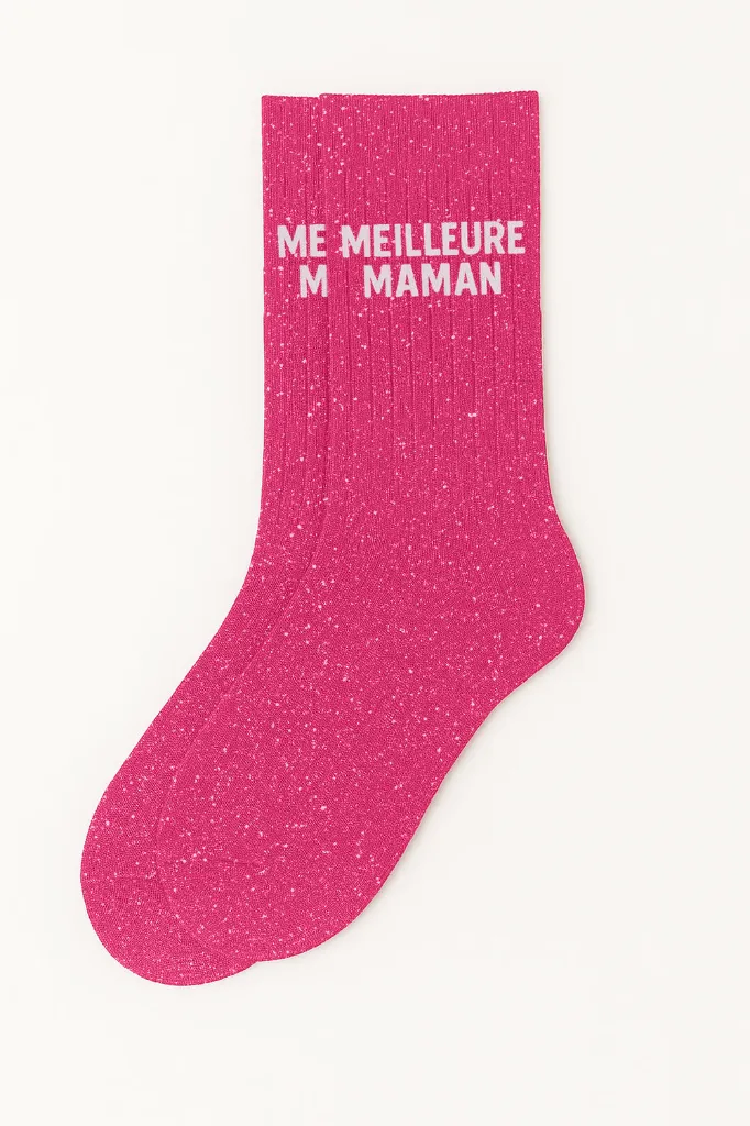 chaussette-a-paillettes-meilleur-maman-fuschia-2.webp