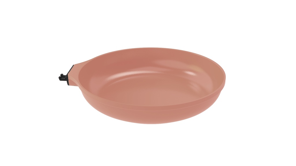 [6953-MJAP28RO] Poele Amovible 28Cm - Guimauve