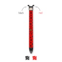 Stylo à Bille 2 Couleurs Click&Clack – Édition Surprise Printemps-Été 2026 – Encres Rouge + Noire – Pointe 1,0 mm