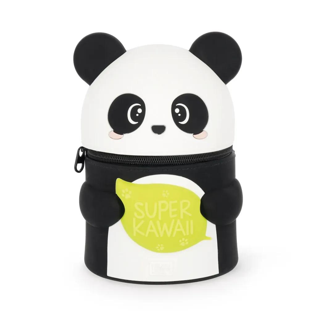 Trousse 2 en 1 Silicone Kawaii Panda