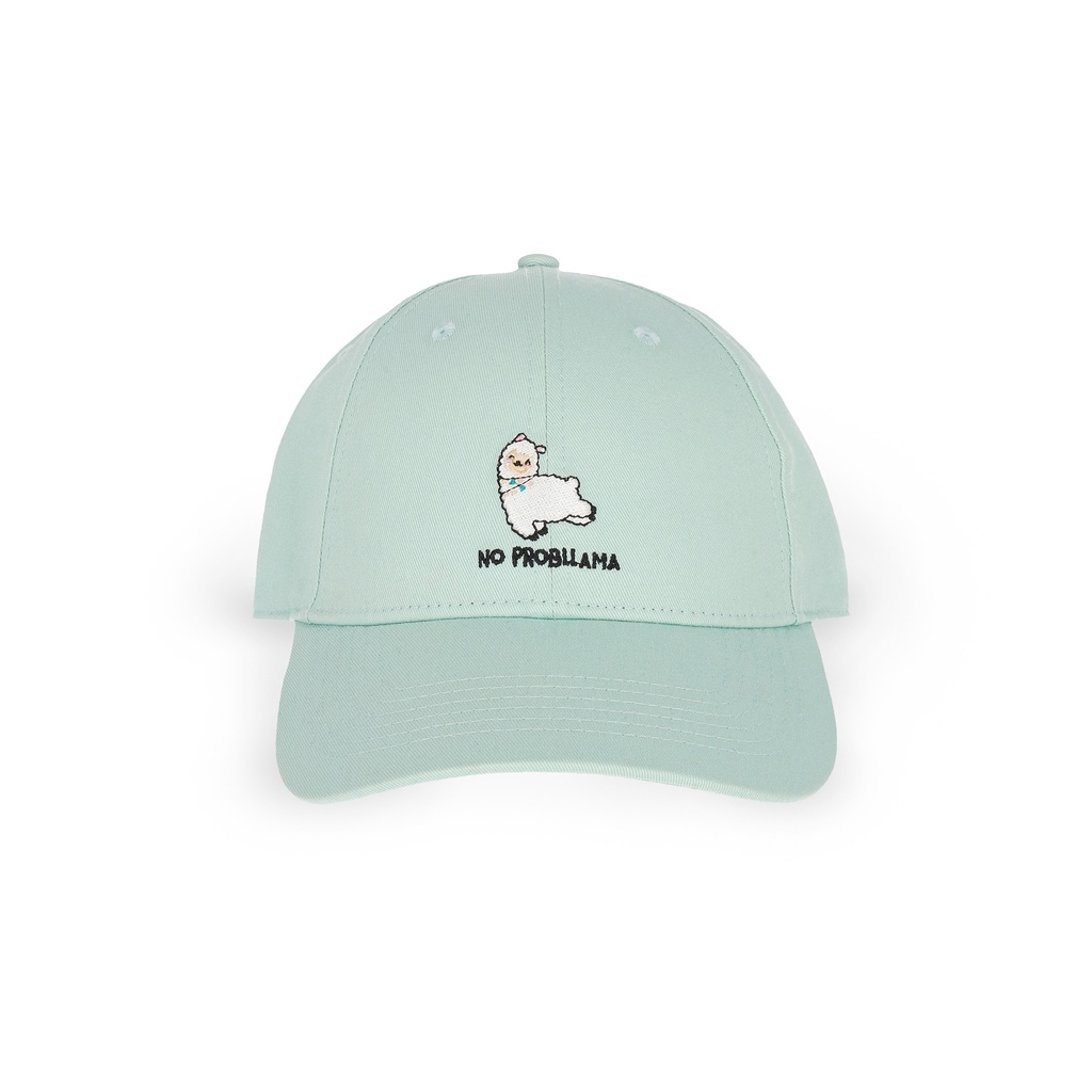[2694-BCAP0003] WHAT A CAP! - CASQUETTE - LLAMA - BLUE ACQUA