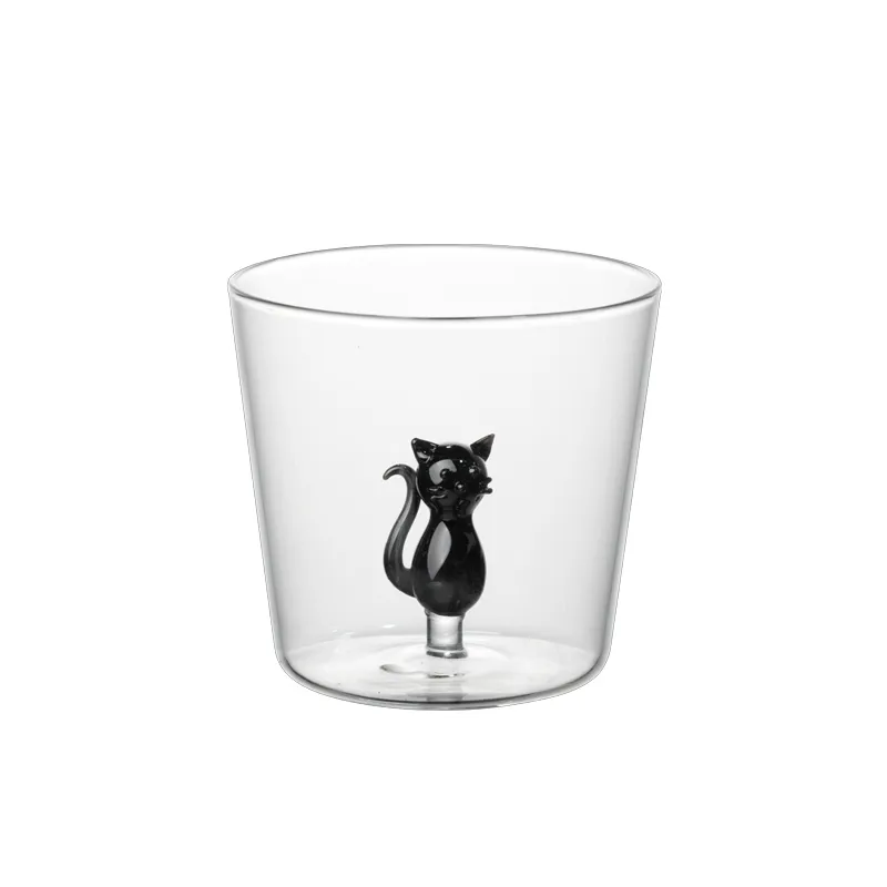 VERRE CHAT NOIR