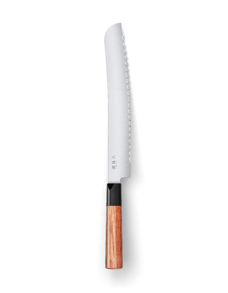 [9016-MGR-0225B-PK] Couteau À Pain 8" (22,5 Cm) Seki Magoroku Redwood