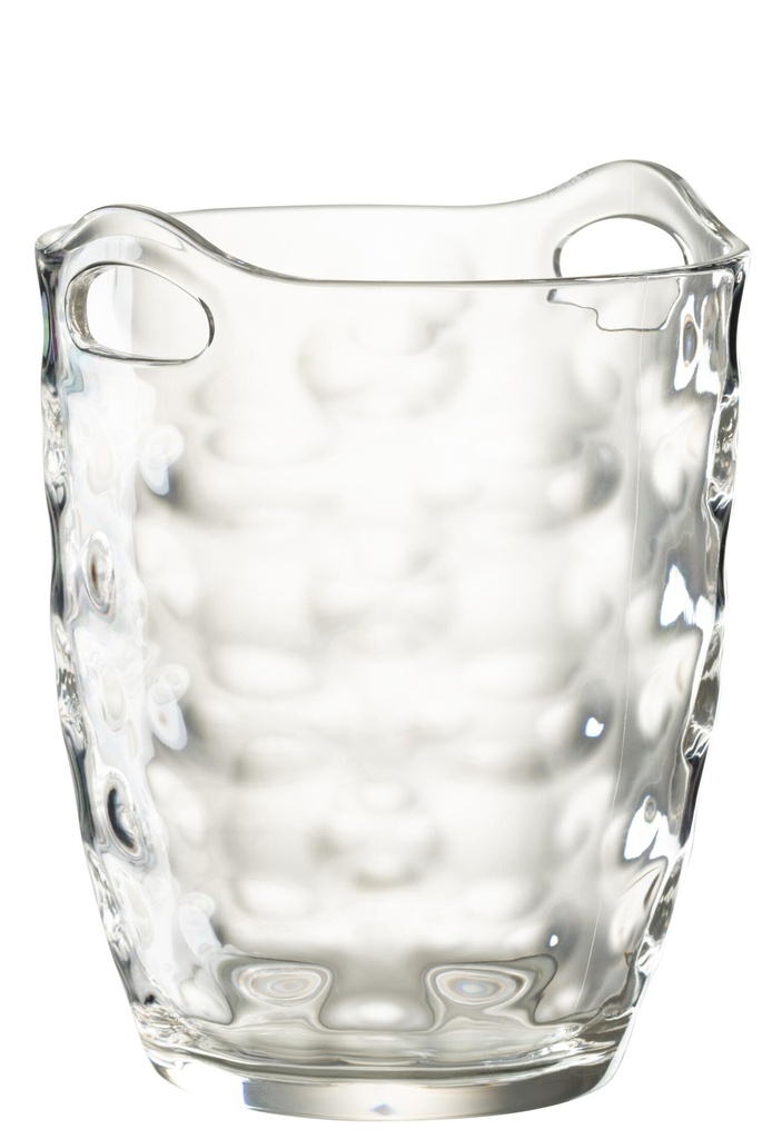 [7522-43957] Seau à glace plastique transparent