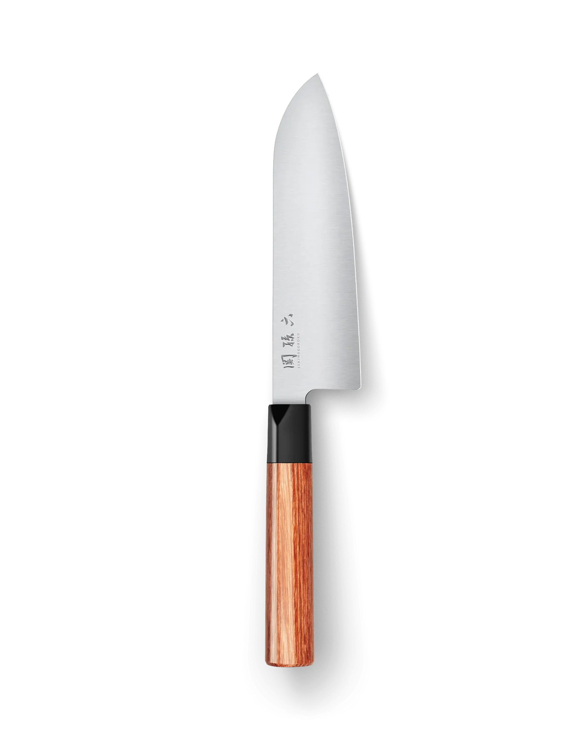 [9016-MGR-0170S-PK] Santoku 6" (17,0 Cm) Seki Magoroku Redwood