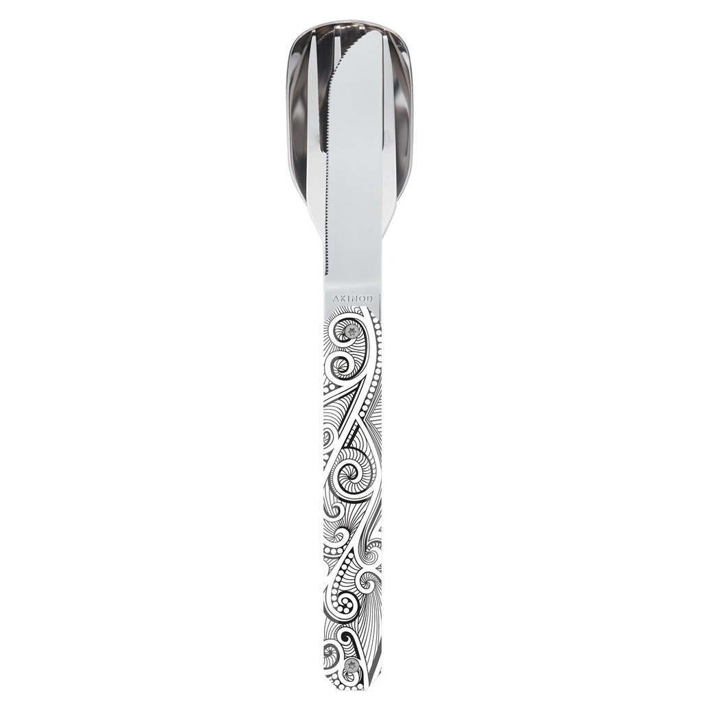 [6611-A01M00041] Couverts Droits 12H34, Arabesques