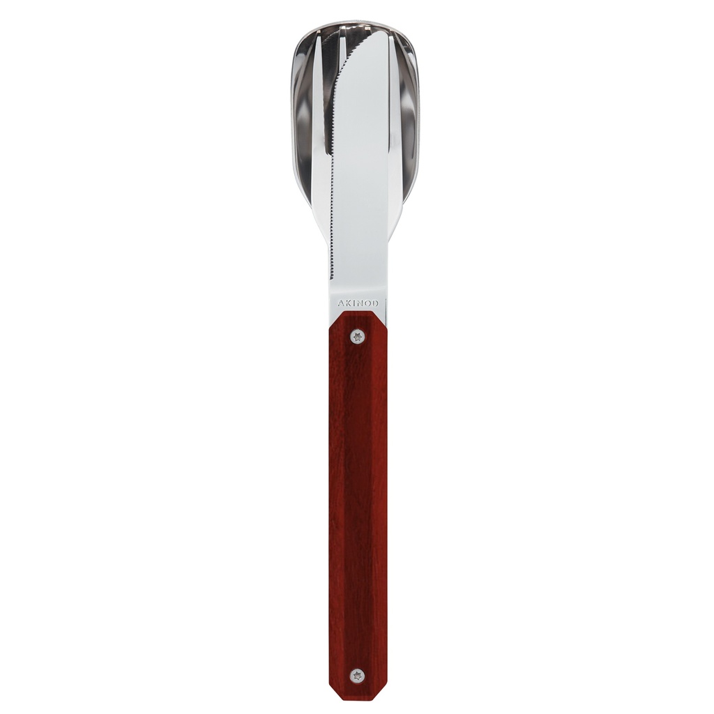 [6611-A01M00005] Couverts Droits 12H34, Bois corail