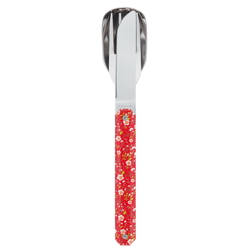 [6611-A01M00020] Couverts Droits 12H34, Hélianthème rouge