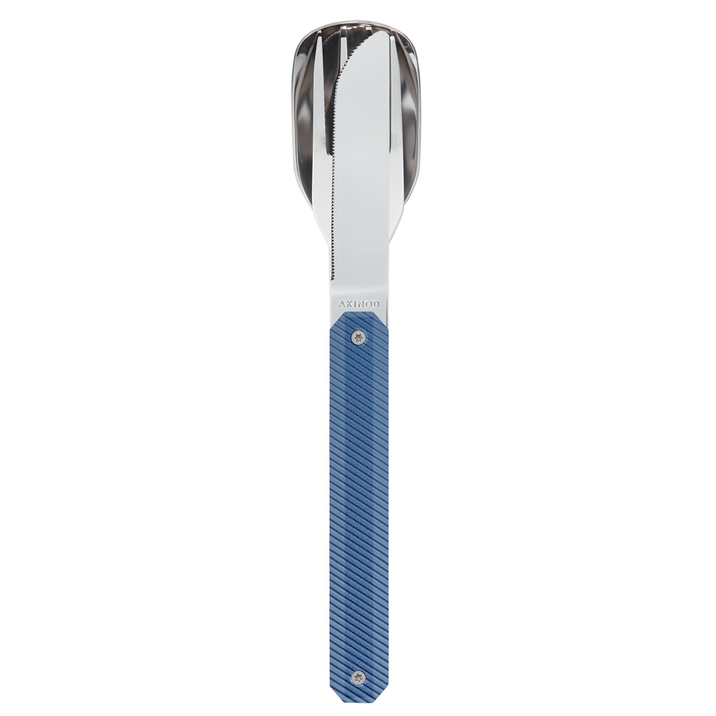 [6611-A01MA0003] Couverts Droits 12h34, Aluminium bleu