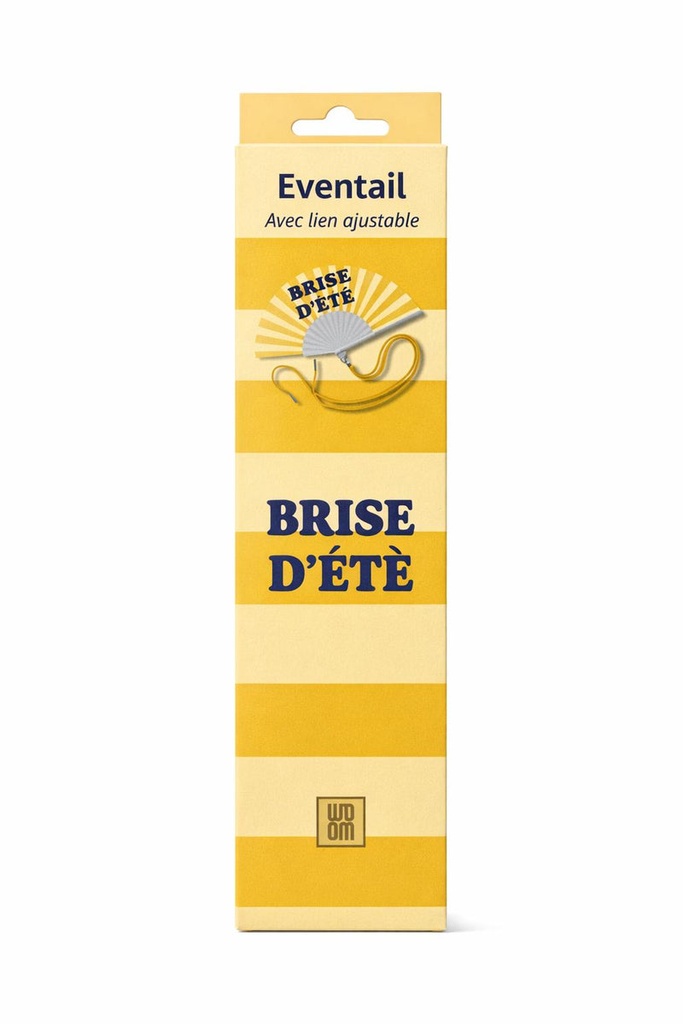 [8413-Brise d'été] Eventail avec bandoulière - Brise d'été