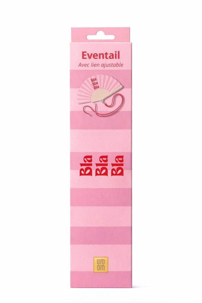 [8413-Bla Bla Bla] Eventail avec bandoulière - Bla Bla Bla