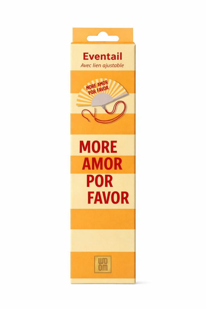 Eventail avec bandoulière - More Amor Por Favor