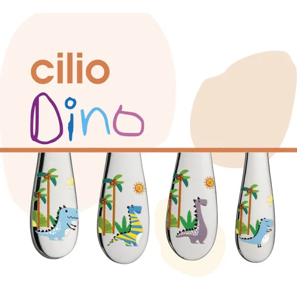 [00356-124941] Couverts pour enfants DINO 4 pièces
