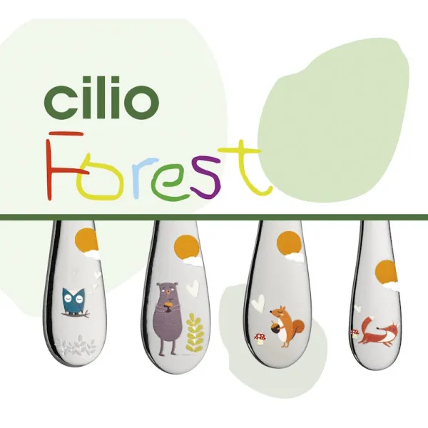 [00356-124910] Couverts pour enfants FOREST 4 pièces