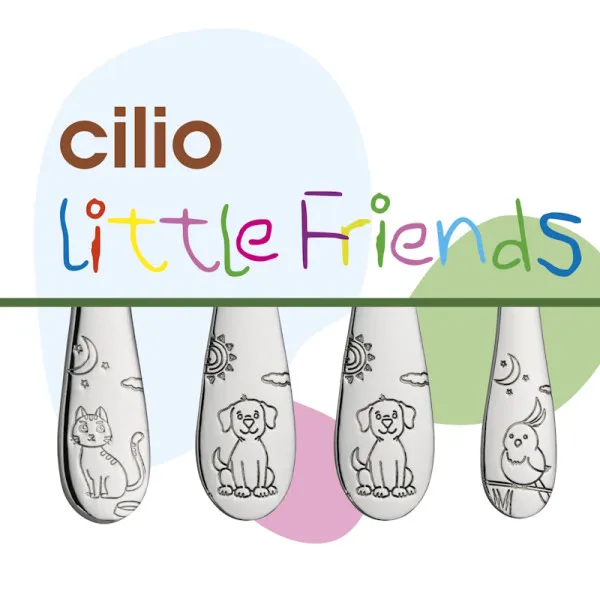[00356-124965] Couverts pour enfants LITTLE FRIENDS 4 pièces