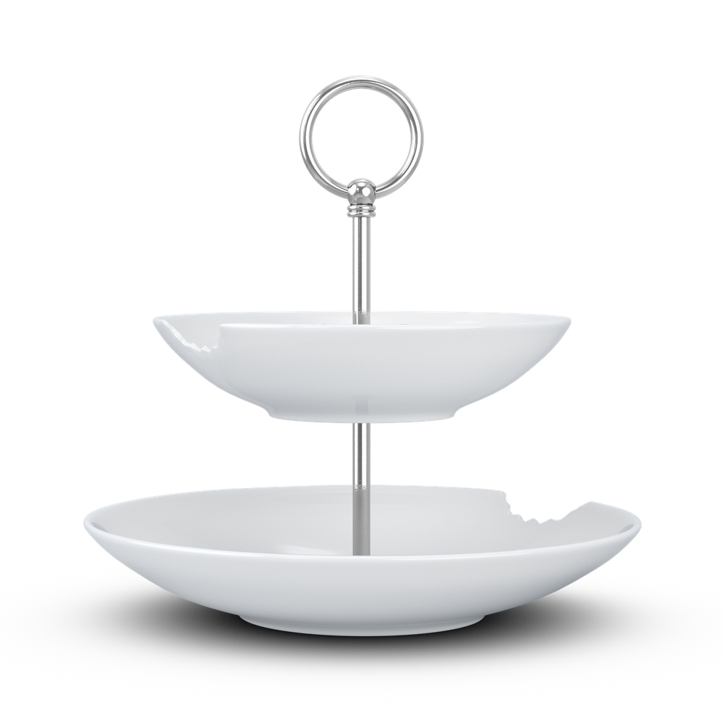 Food-Tempel - 2 Levels (2 assiettes profondes avec morsure) Ø 18 - 24 cm