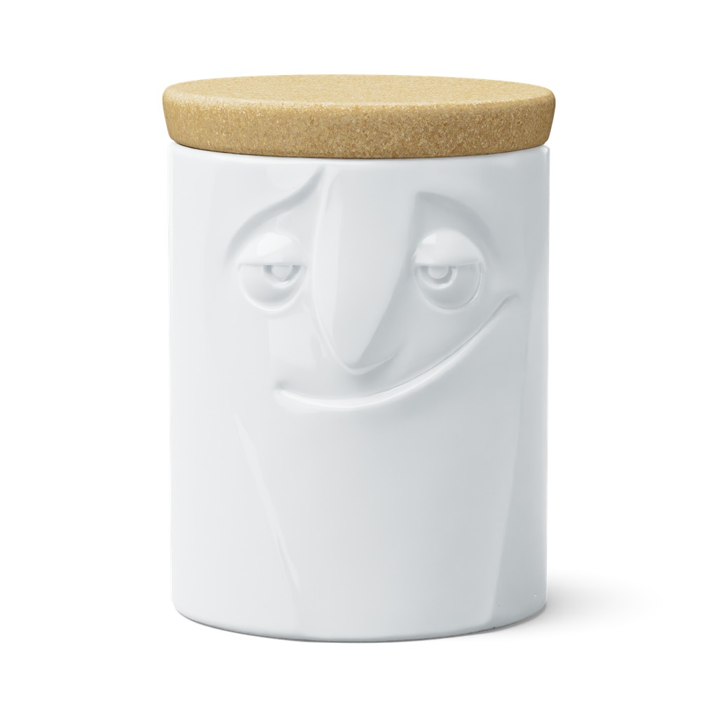 Pot de stockage 1700ml - blanc charmant