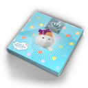 Serviette de table - Cocktail - Fête d'anniversaire pour enfants (bleu)