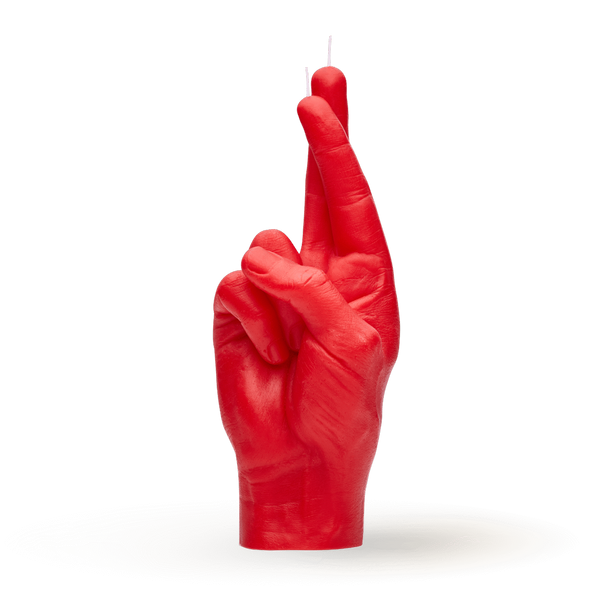 Bougie Croiser Les Doigts - Rouge