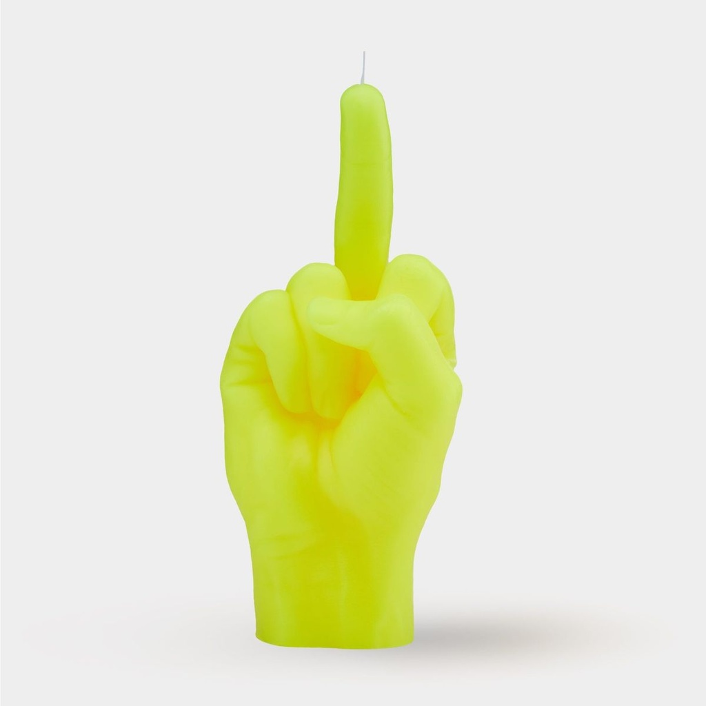 Bougie Fuck Neon Jaune