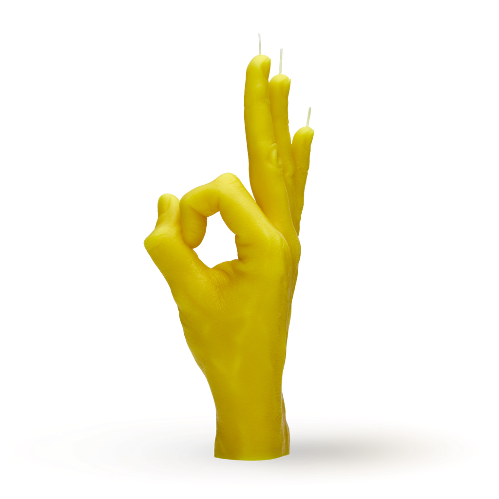 [7790-OK-YELLOW] Bougie Parfait - Jaune