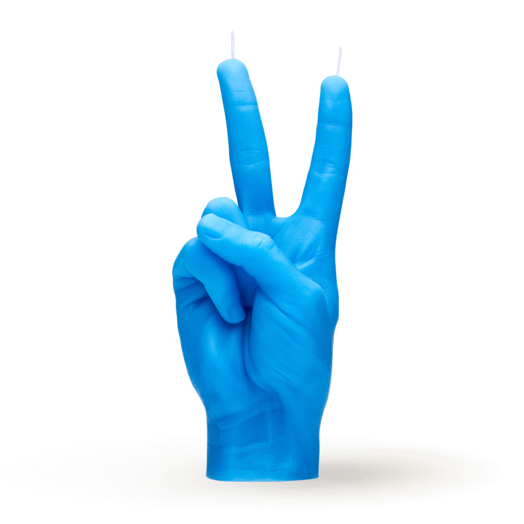 Bougie Peace - Bleu