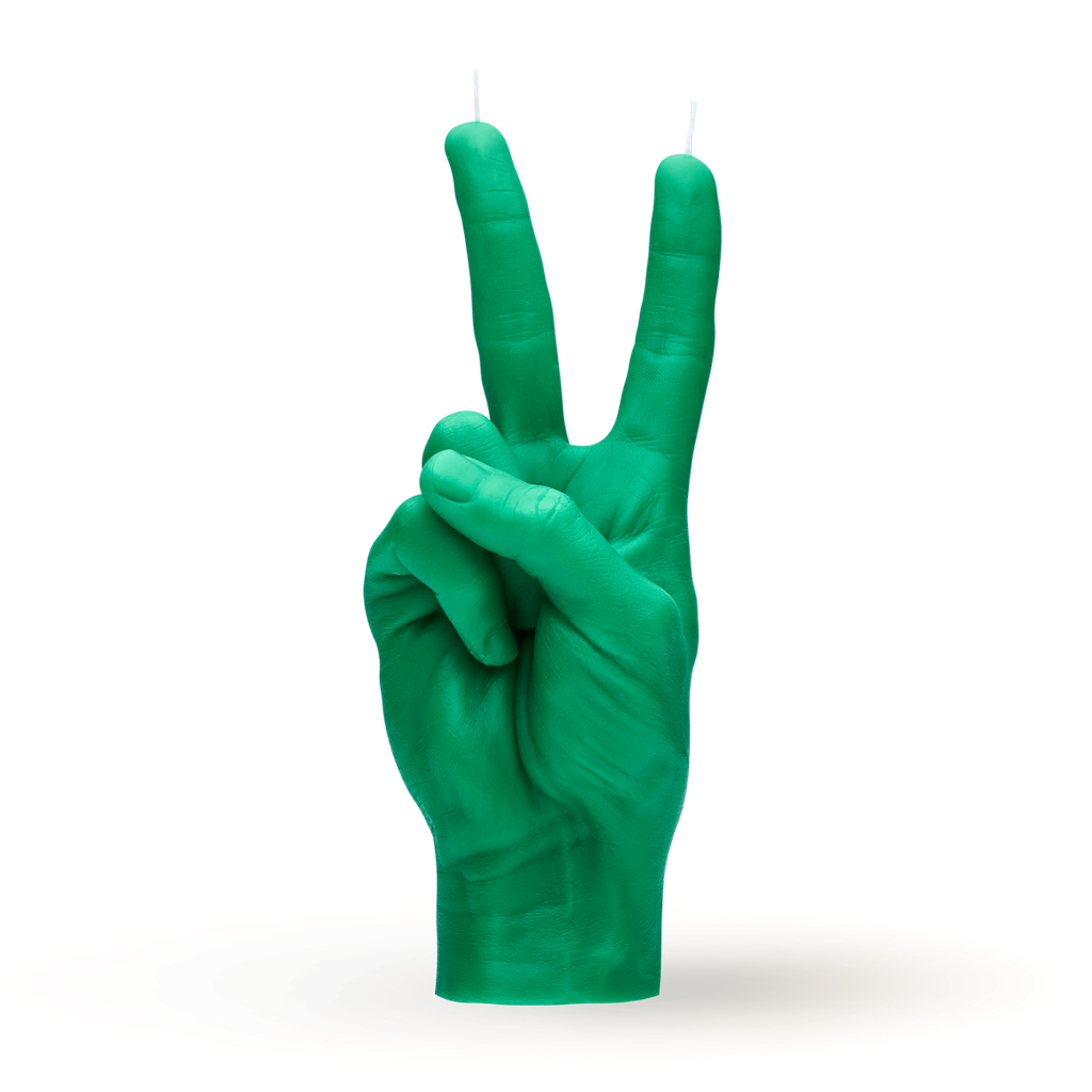 [7790-VIC-GREEN] Bougie Peace - Vert