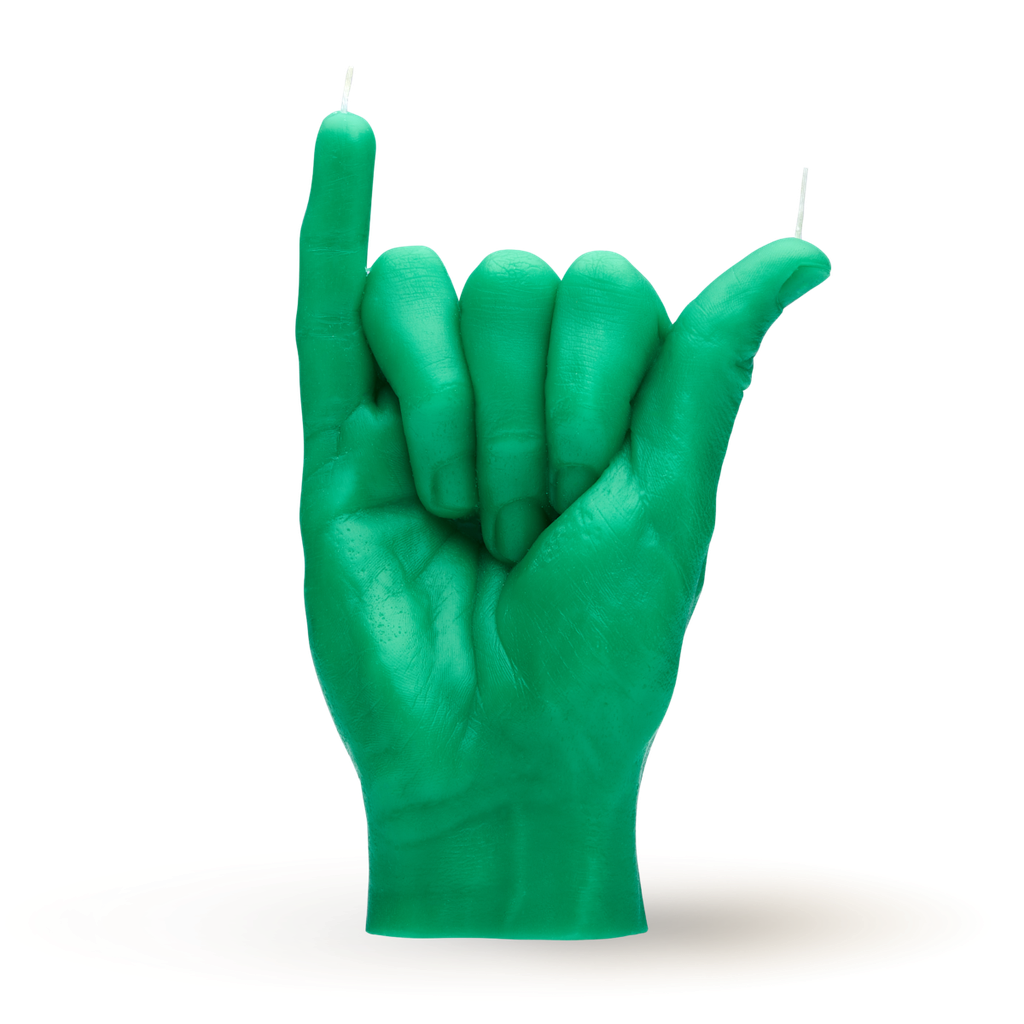 [7790-SHK-GREEN] Bougie Shaka - Vert