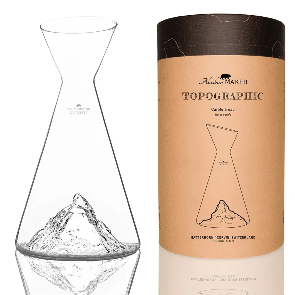 [5939-TOPO-CA-M] Carafe à Eau Matterhorn-TOPOGRAPHIC