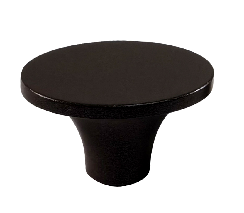 Poignée cocotte grand format Ovale Métal Noir