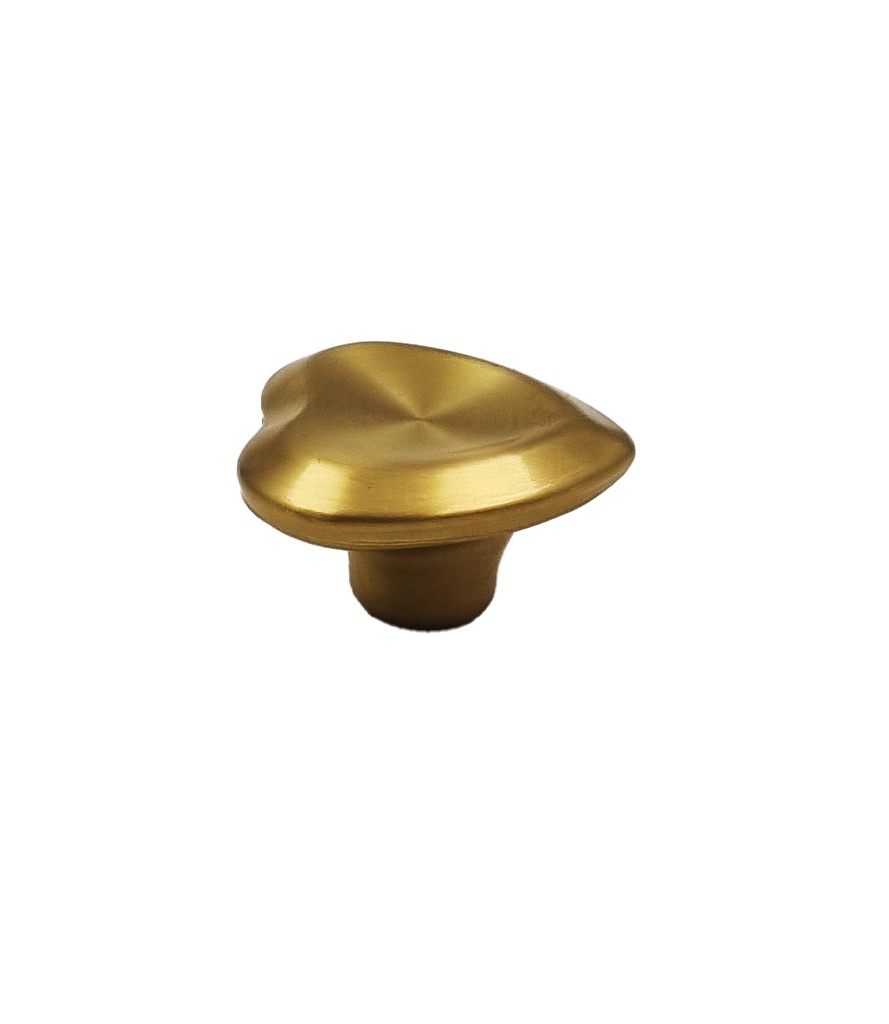 Poignée cœur laiton