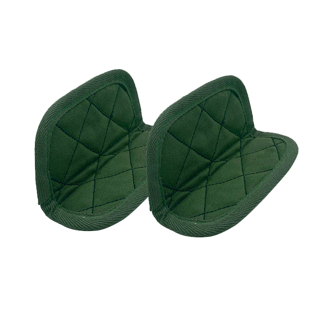 [6953-MJCM09] Paire de maniques coton Vert - Fougere