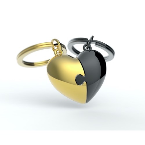 Porte-clés Coeur à partager