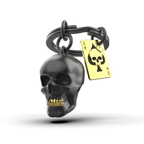 Porte-clés Tête de mort