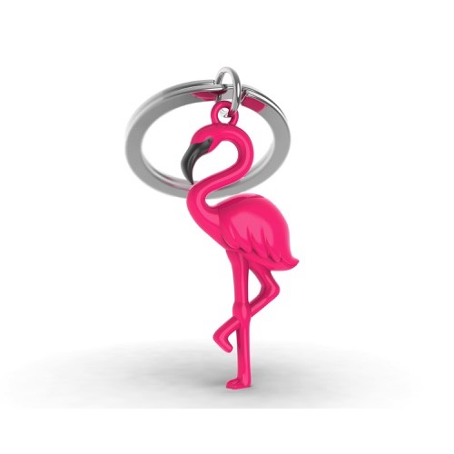 Porte-clés Flamant rose