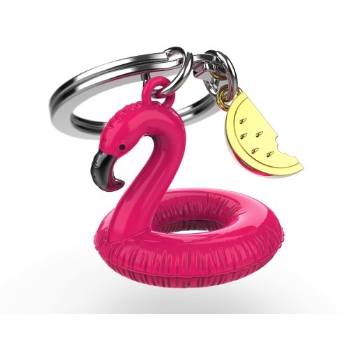 [6938-MTM161-01] Porte-clés Bouée flamant rose