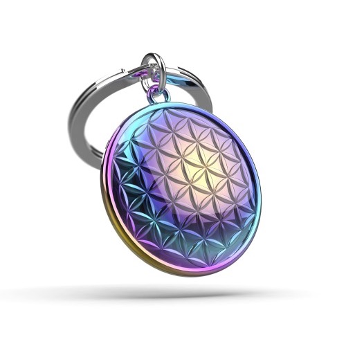 Porte-clés Fleur de vie