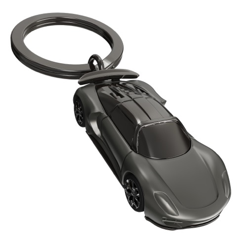 [6938-MTM224-01KON] Porte-clés Supercar Noire