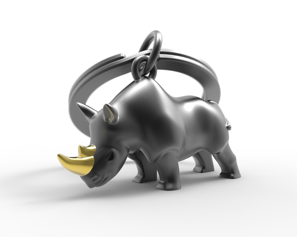 [6938-MTM271-01] Porte-clés Rhinocéros noir