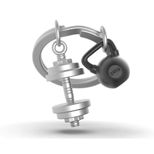 Porte-clés Musculation