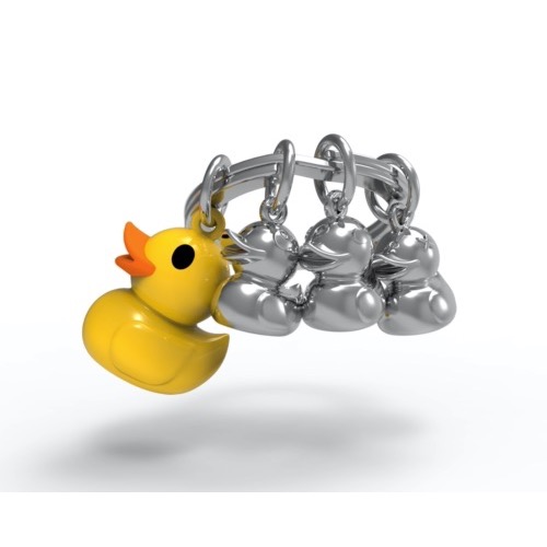 Porte-clés Canard et ses 3 petits