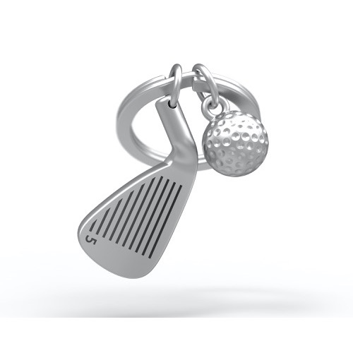 [6938-MTM929-01] Porte-clés Club et balle de golf