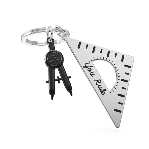 [6938-MTM381-01KON] Porte-clés Géométrie