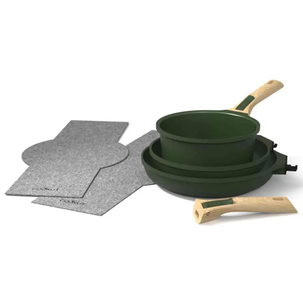 L'incroyable kit poêles et casserole à poignée amovible FOUGERE