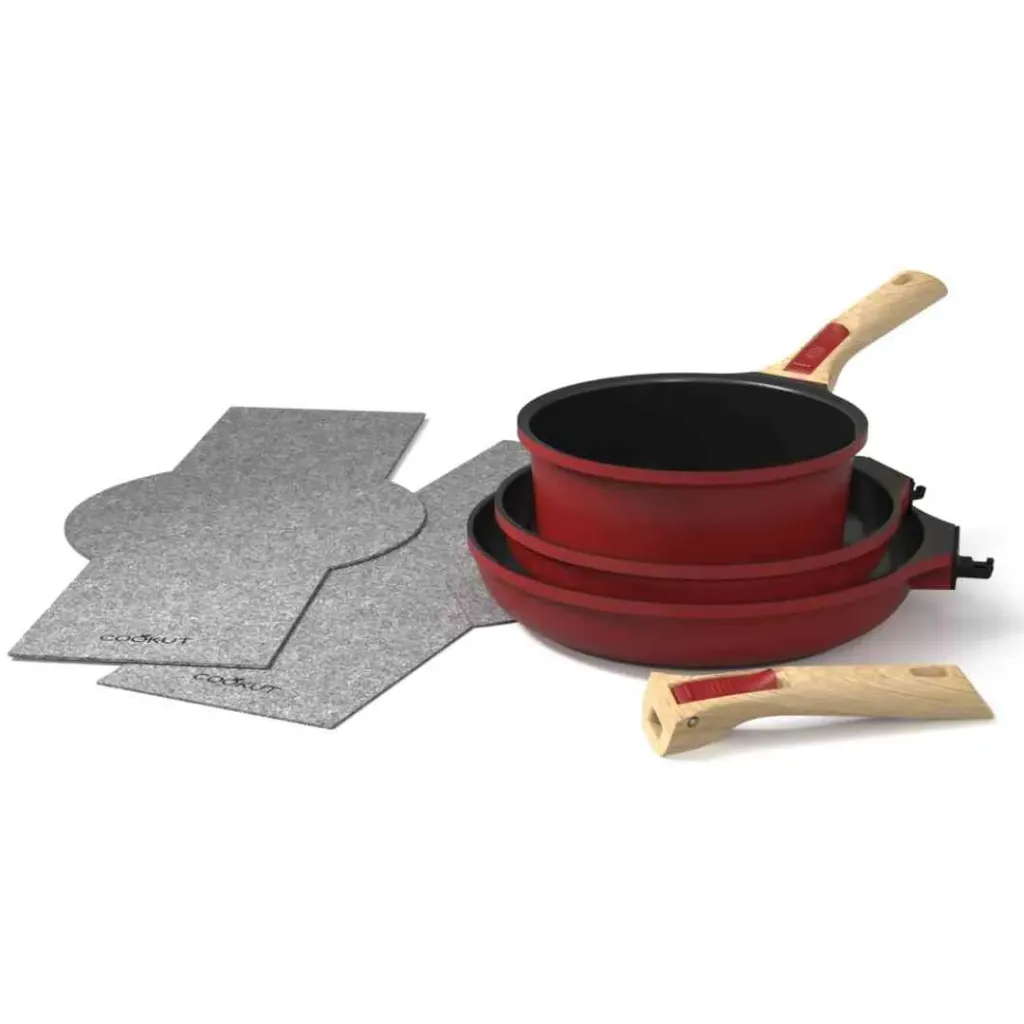 L'incroyable kit poêles et casserole à poignée amovible PASSION