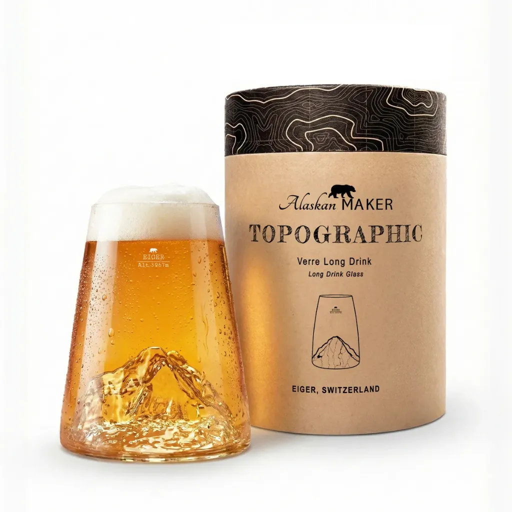 [5939-TOPO-VD-EI] Verre design Eigeri-TOPOGRAPHIC