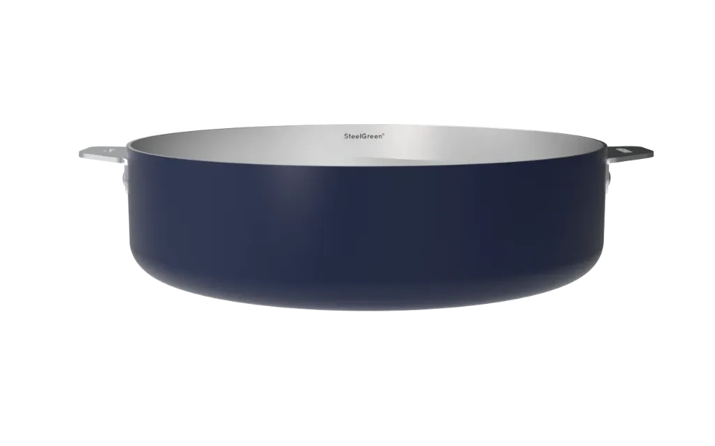 [6953-MERAT28BC] LA MERVEILLEUSE SAUTEUSE INOX 28CM - MYRTILLE