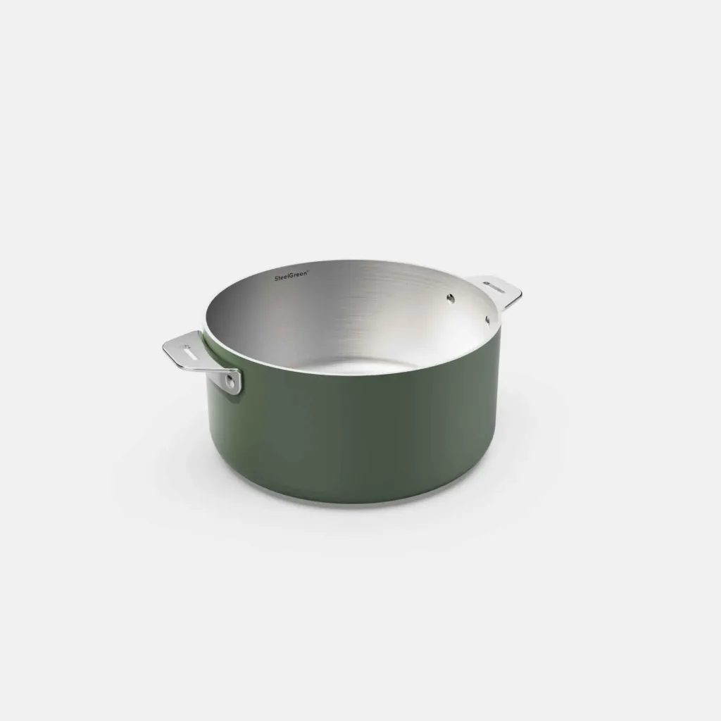 [6953-MERAS16VE] La Merveilleuse Casserole Inox 16Cm - Fougere